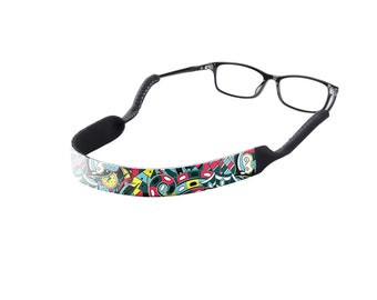 Retenedor de gafas personalizado - Retenedor de gafas personalizado - Retenedor de gafas con foto, agregue cualquier diseño, foto, imagen o texto - Gran regalo