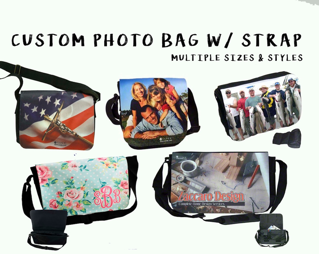 Custom Shoulder Bags Messenger Bag Reporter Bag Travel Bag Add Any