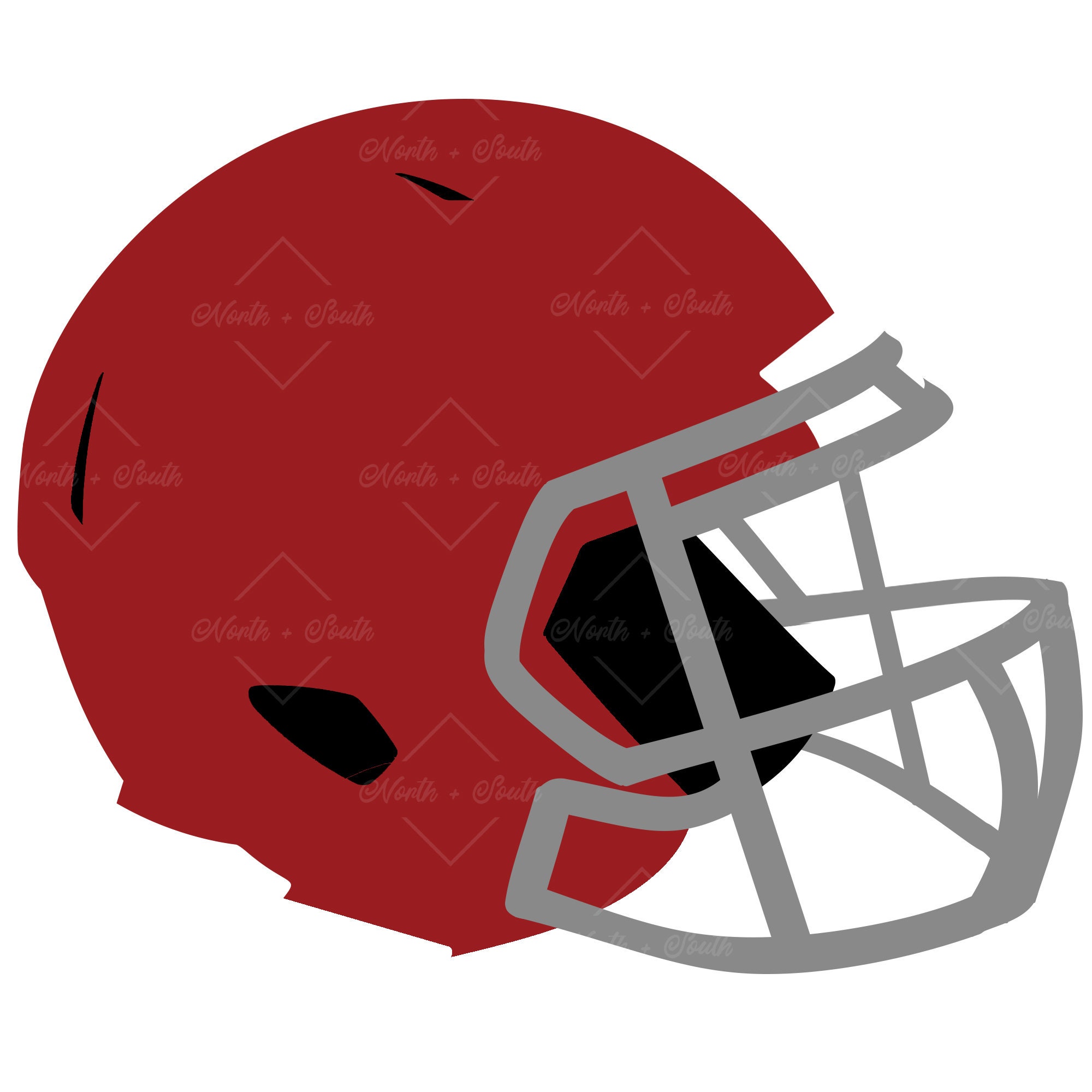 Casco de fútbol SVG - Descarga instantánea del casco de fútbol moderno -  .svg, .pdf, .jpg, .png, .eps, image size:2000x2000
