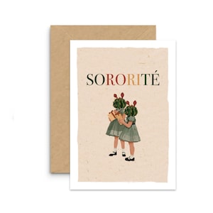 A6 Sorority-Illustrationskarte