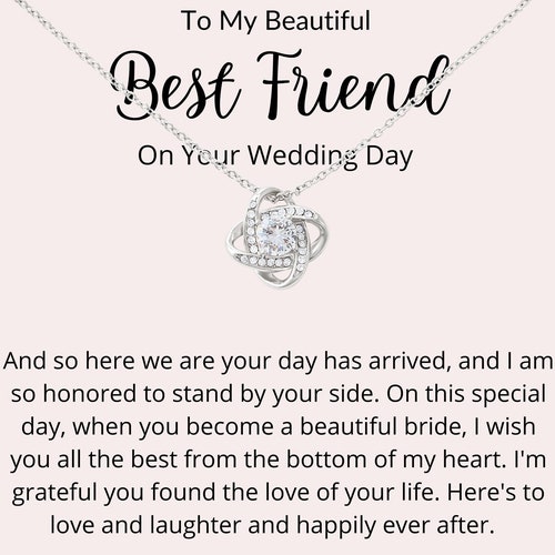 Best Friend Wedding Day Gift Best Friend Gift to Bride Bride Etsy
