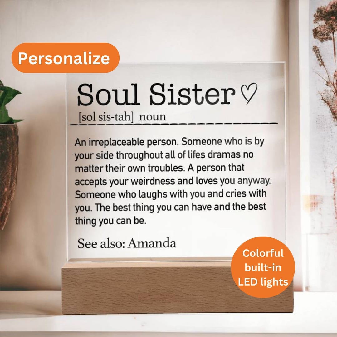 Soul Sister Definition, Soul Sister Gift, Soul Sister Definition ...