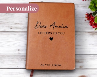 Letters to My Daughter Journal: Vegan Leather Keepsake Gift