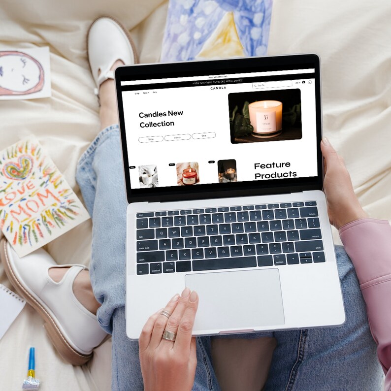 Candle shop wix theme