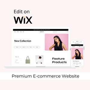 E-commerce Website Wix Template Online shop template Wix Template Wix Website Template Wix Online Store Theme Wix Ecommerce Shop