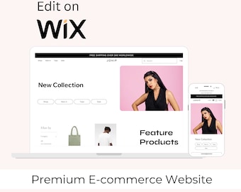 Wix E-commerce Website Template, Online Store Theme