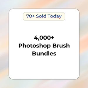 5,000+ Photoshop Brush Bundle | Pro Creative Brushes | Textures, Strokes, Patterns & Artistic FX