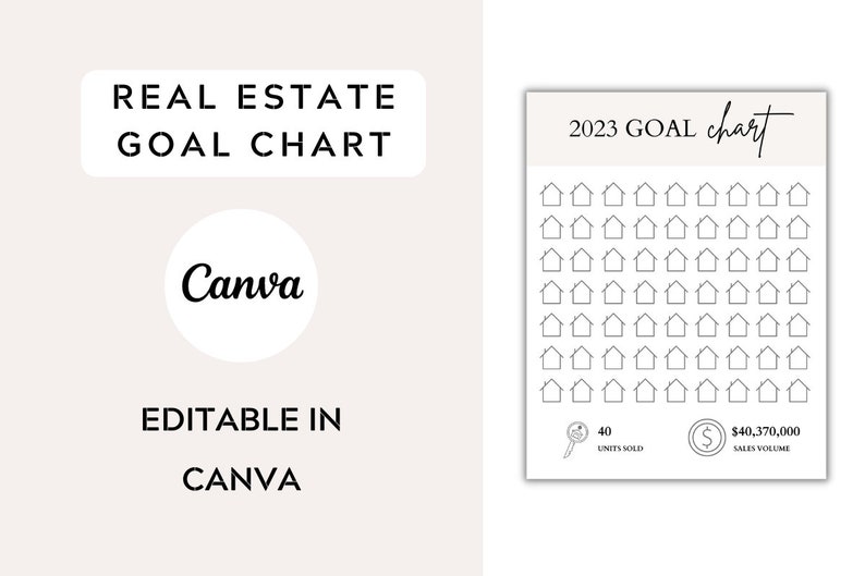 2024 Real Estate Goal Tracker Templateprintable New Year Real Etsy