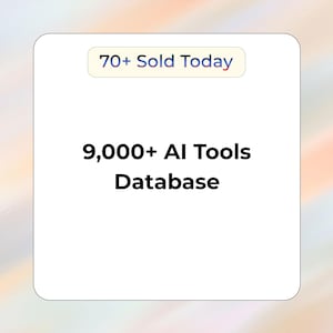 9,000+ AI Tools Database | Ultimate AI Software and App Directory | Productivity, Marketing & Automation