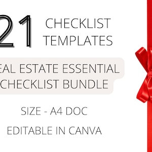 Premium Checklist Bundle - Real Estate Checklist Bundle, Real Estate Marketing, Essential Real Estate Checklist Bundle