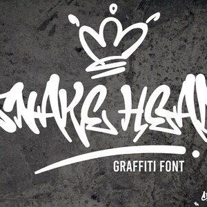 Snakehead Graffiti Font: Urban Style, Logo & Branding