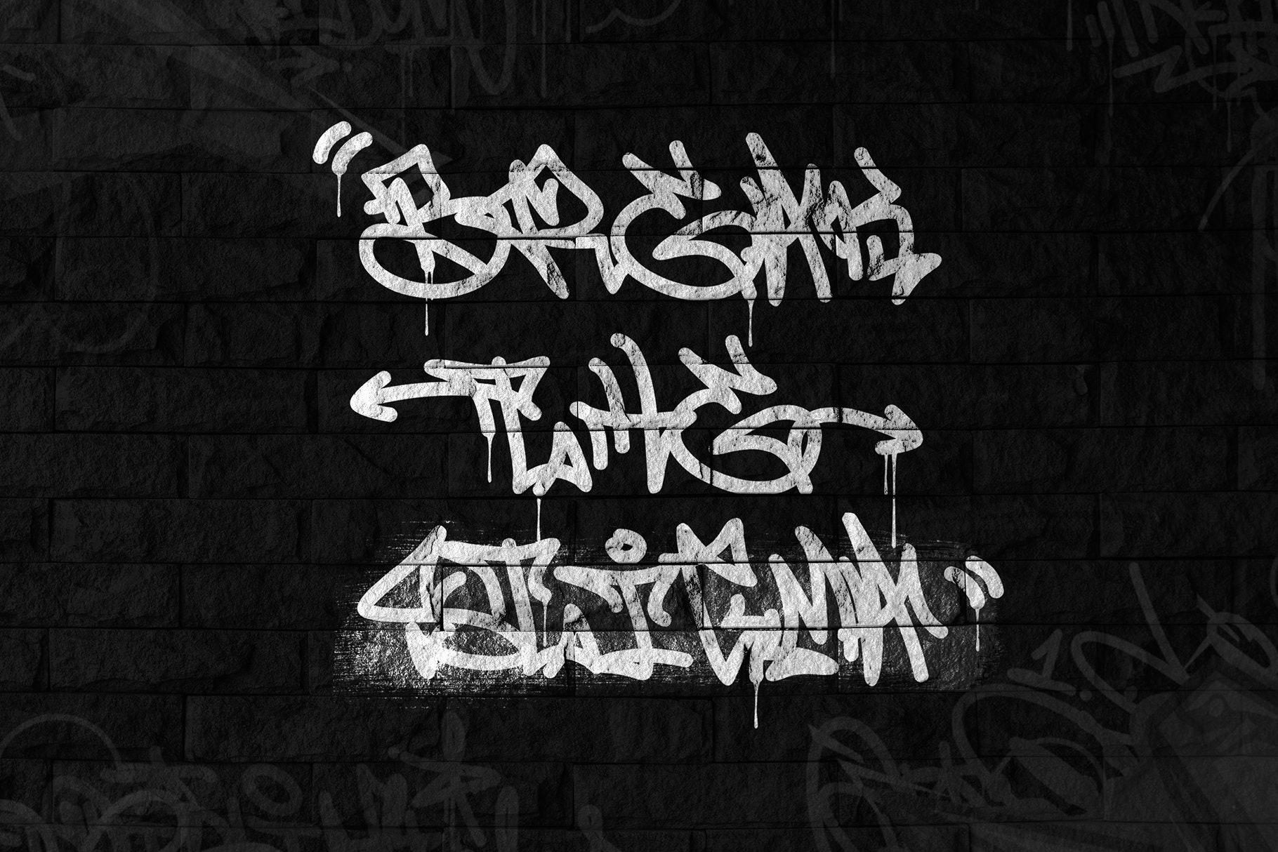 Phantom Urbanism Font: Monoline Graffiti SVG, Cricut & Procreate