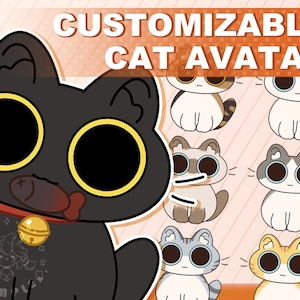 Customizable Cat Vtuber Model | Multiple Cat Breeds | Emotions | Assets | Costumes