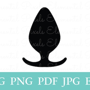 Puede incluir: Una silueta negra de un objeto con forma de enchufe con una parte superior redondeada y una base que se curva hacia afuera. El objeto está aislado sobre un fondo blanco.