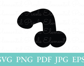 Limp dick svg | flaccid penis | bachelorette | vector files for cricut | png for tshirt | digital instant download | glowforge sublimation