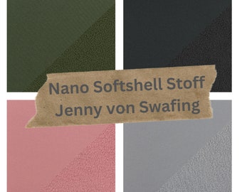 Nano Softshell Stoff Jenny von Swafing 11,59EUR/m verschiedene Farben uni Meterware ab 50cm erhältlich nähen Kinderkleidung