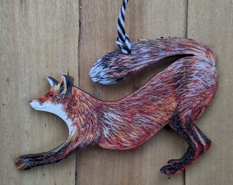Country Fox hanging decoration.