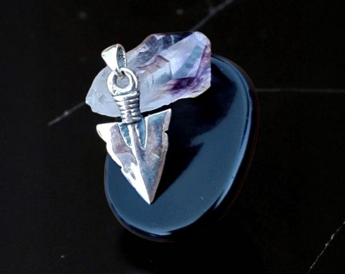 Sterling Silver Arrowhead Pendant Necklace: Archer Jewelry