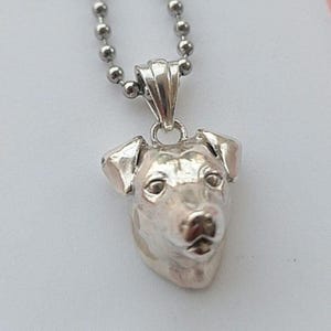 Handmade Elegant Sterling Silver Jack Russell Dog Pendant: A Perfect Gift for a Jack Russell Lover - Gift For Dog Owner Breeder
