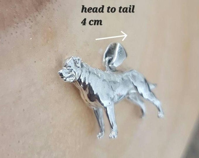 Rottweiler  dog figurine pendant- avaliable in 2 design  Sculpture -Realistic Dog Model    Solid & Sturdy