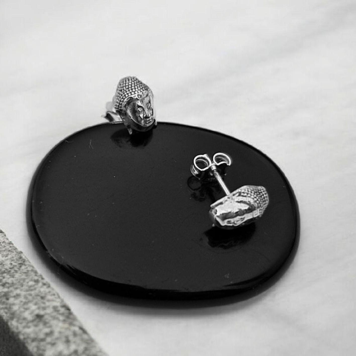 Orecchini Ohm Aum Om Yoga in argento, orecchini Namaste