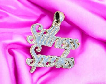 Stillness Speaks Pendant: Handmade Sterling Silver Spiritual Necklace