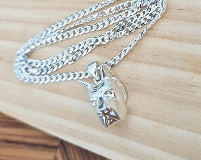 Handmade Majestic Great Dane Pendant: Handmade with Intricate Detailing, Special for Dog Lovers