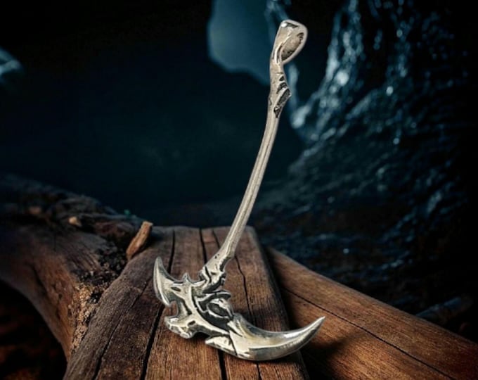 Kayn Scythe Pendant: 925 Sterling Silver LoL Gamer Necklace