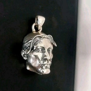 Hip Hop Star - Rapper Pendant-  Sterling Silver - Heavy Duty Design for the Ultimate Rockstar - Rap music - 3Cm