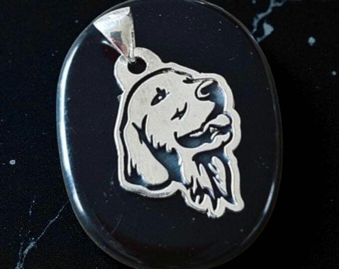 Sterling Silver Labrador Retriever Necklace: Dog Memorial Jewelry