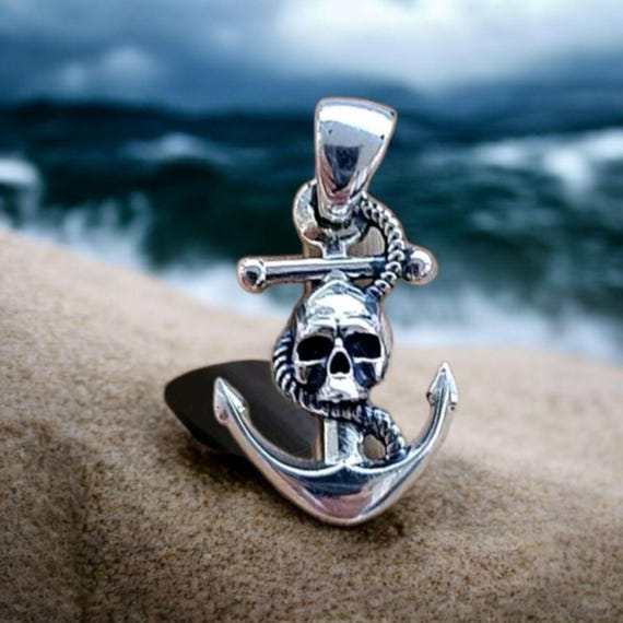 Pendentif Ancre En Argent Sterling 925 - Thème Nautique - Fabriqué En Thaïlande - Neuf Avec étiquettes