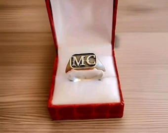 Handmade Sterling Silver Biker Ring: Edgy Outlaw Motorcycle Jewelry
