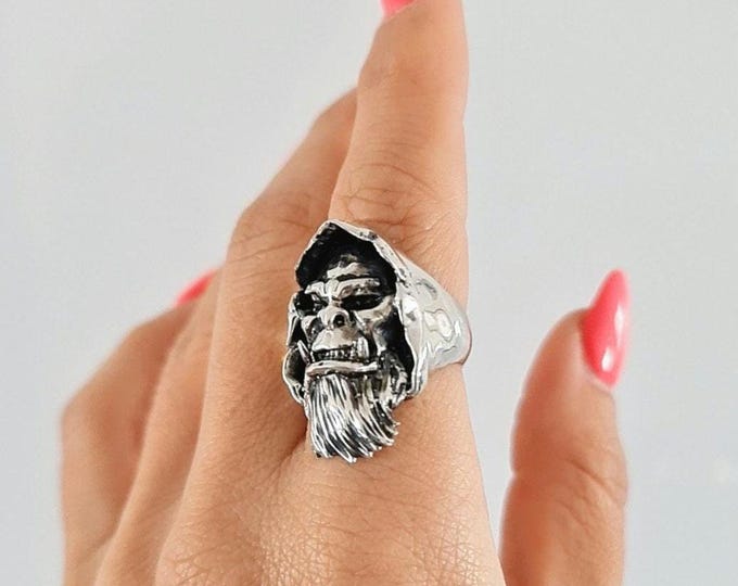 Handmade Gothic Sterling Silver 925 Ring - Warcraft Blizzard Fan