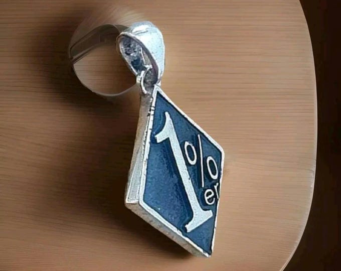 Handmade Rev Up Your Style Pendant - A Bold and Unconventional Biker Pendant