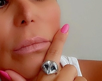 Sterling Silver Dog Nose Ring Jewelry for Dog Lovers  Accurate and detailed dog nose design