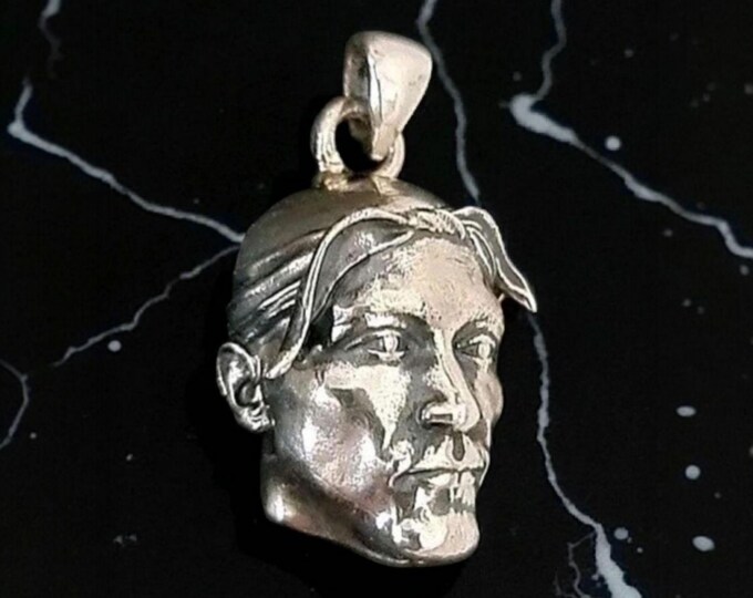 Handmade Sterling Silver Rapper Pendant - Gothic Rockstar Jewelry