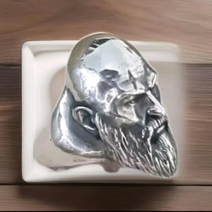 Kratos ring - Ragnorok punk Elegantly Crafted-925 Sterling Silver God of war -Gift for Gamers and Fans of Classical- viking ring 21 grams