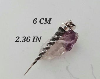 Sterling Silver Unicorn Horn Necklace: Handmade Mythology Charm