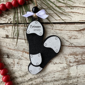 Personalized Tap Dance Christmas Tree Ornament | Tap Shoes Ornament | Jazz Dancer | Dance Teacher Gift | Gift For Dancer | Dance Ornament