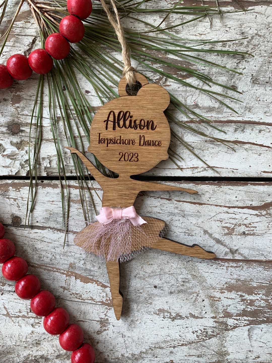 Personalized Ballet Dance Christmas Tree Ornament Ballet Dance Recital ...