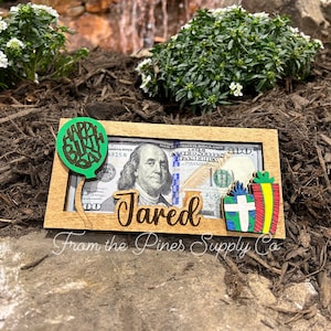 Personalized Happy Birthday Money Holder Gift Girl Boy | Birthday Cash Holder |  Custom Money Holder | Birthday Gift | Personalization Gift