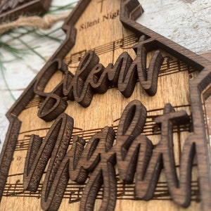 Church Hymns Christmas Tree Ornaments |religious Songs | Gifts for ...