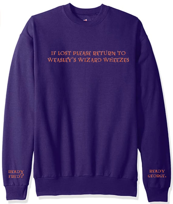 If Lost Return to Weasleys Etsy