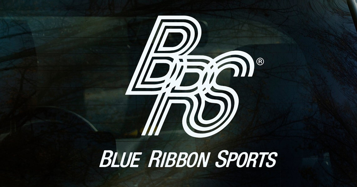 Blue Ribbon Sports Logo Original Nike Logodecal Sticker for | Etsy