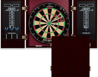 Bristle Dartboard and Cabinet Sets- Features Easy Assembly - Complete with All Accessories