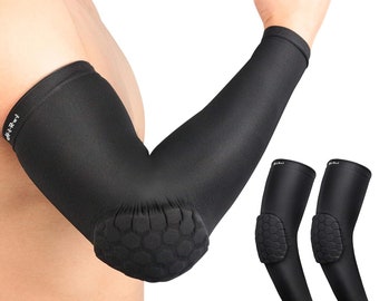 Elbow Pads for Teenagers Men Women, Elbow Brace Basketball Shooter Sleeves Arm Compression Sleeves
