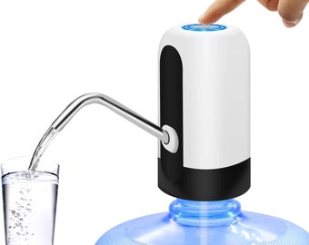 5-Gallonen-Wasserspender, Wasserflaschenpumpe für 5 Gallonen, USB-Aufladung, automatischer Wasserspender, tragbarer elektrischer Wasserspender für 5 Gallonen