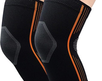 Kompressions-Kniebandagen, medizinische Knie-Kompressionsbandage für Damen und Herren für Crossfit zur Reduzierung von Knieschmerzen beim Gewichtheben und im Fitnessstudio