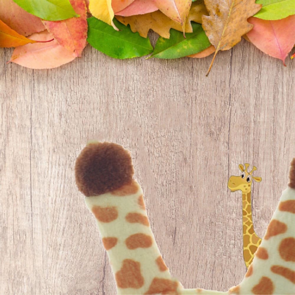 Cerchietto Natalizio Orecchie Da Giraffa - 2 Pezzi Divertenti Per Bambini