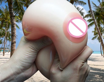 Simulated Boob Decompression Toy Stress Ball Squeeze Wave Ball Party Toy Gag Gift